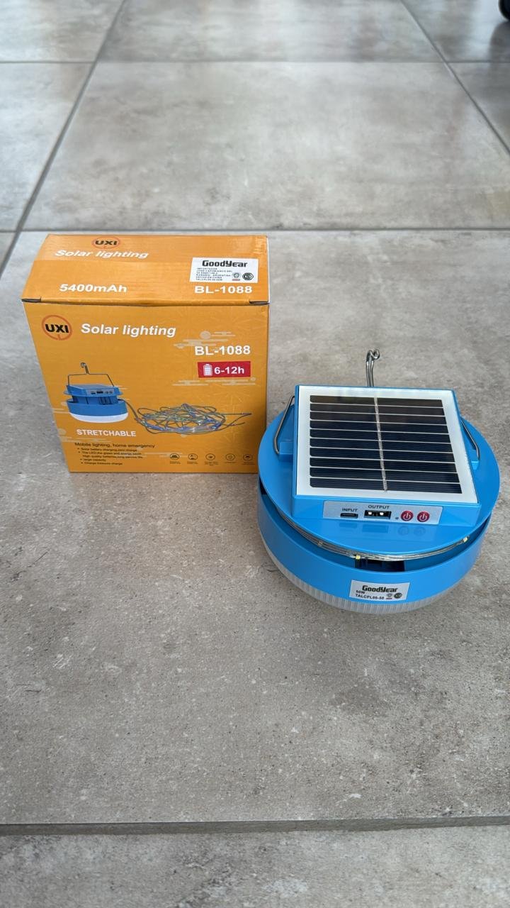LUMINARIA CAMPING LED SOLAR 50W + CINTA RGB 10MTS CAPO
